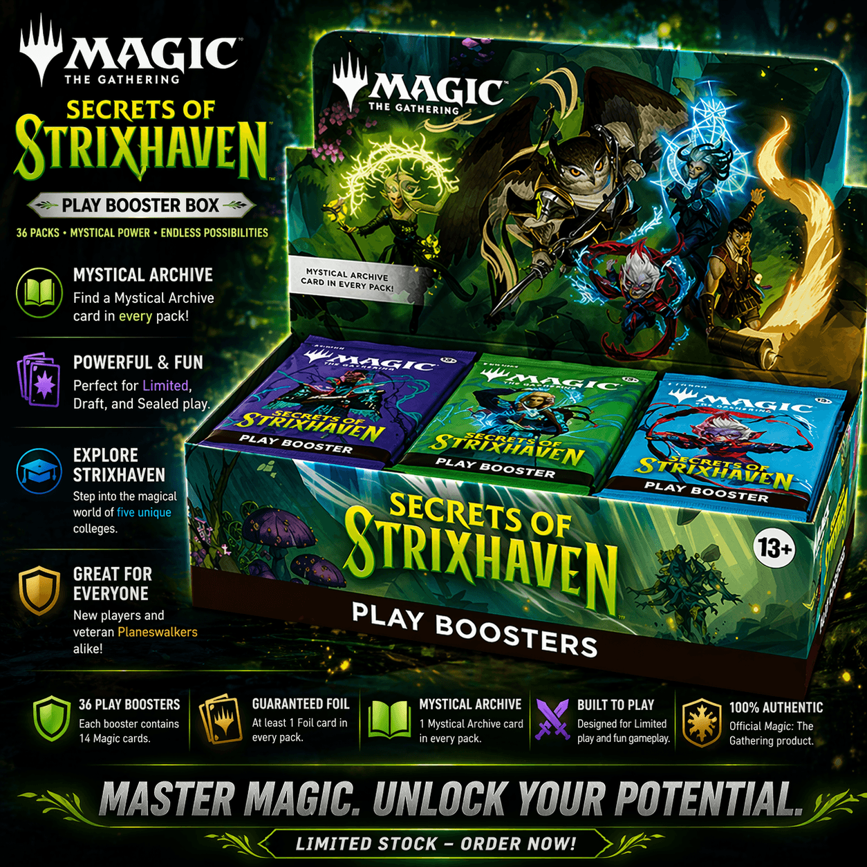 Magic The Gathering Strixhaven Play Booster Box